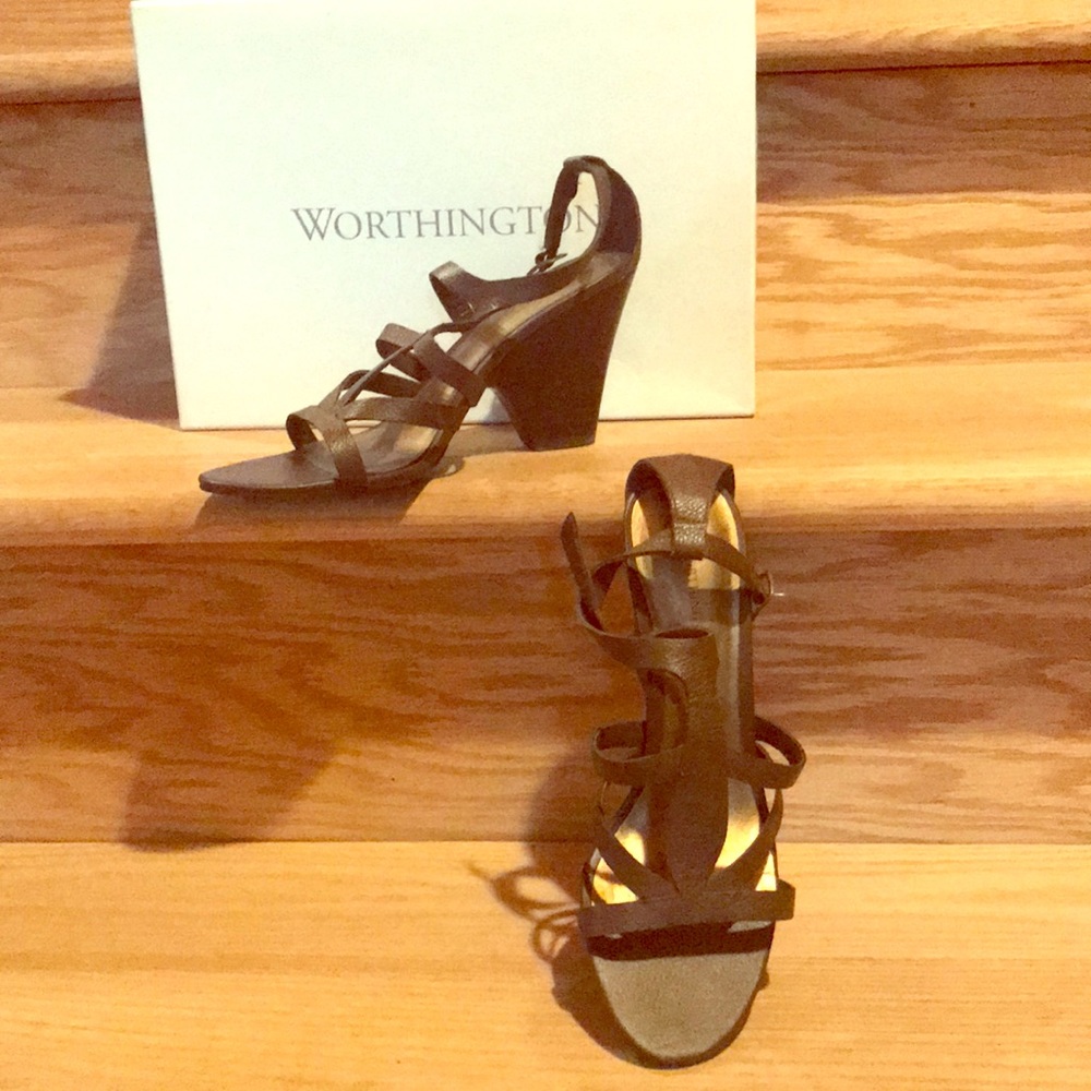 Worthington, leather sandals